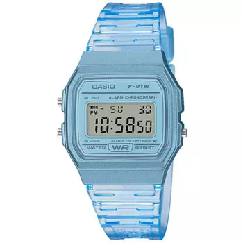 Casio Часы Casio коллекция F-91WS-2JH синие