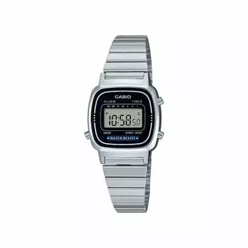 Casio Часы Casio коллекция LA670WA-1A2JF женские серебристые