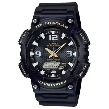 [Casio] Часы CASIO прочные солнечные Ana-Digi кварцевые AQ-S810W-1BV мужские черные зарубежная модель [продукт]
