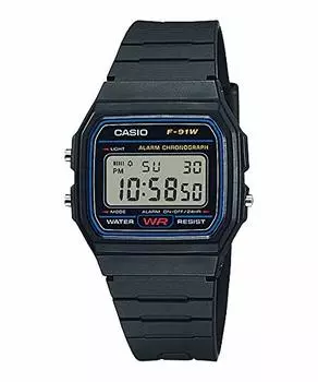 [Casio] Часы CASIO Quartz F-91W-1 унисекс дешевые Casio черные зарубежные модели [параллельный импорт]