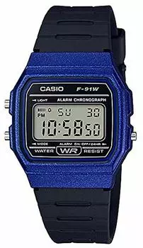 [Casio] Часы CASIO Quartz F-91WM-2A Unisex Cheap Casio Metallic Blue [Параллельный импорт]