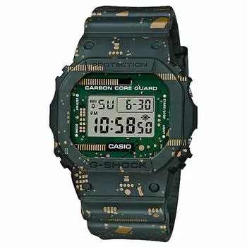CASIO Часы Casio с цифровым дисплеем и календарем прямоугольные G-SHOCK DWE-5600CC-3JR мужские [Товар]