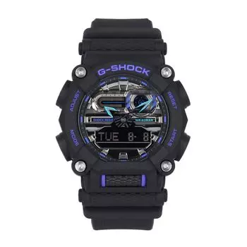 CASIO Часы Casio SERIES Водонепроницаемые кварцевые черные серебристые G-SHOCK G-Shock GA-900 мужские Ana-Digi GA-900AS-1A [Товар]