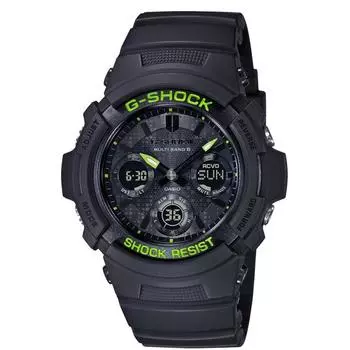 [Casio] Часы G-Shock Black and Yellow Series AWG-M100SDC-1AJF мужские черные