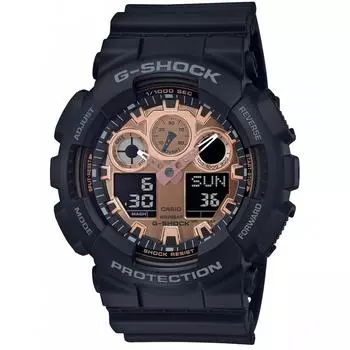 [Casio] Часы G-Shock BLACK&ROSE GOLD GA-100MMC-1AJF Мужские черные
