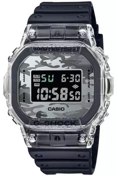 [Casio] Часы G-Shock [] Camouflage Skeleton Series DW-5600SKC-1JF Мужские черные
