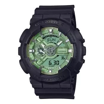 Casio Часы G-Shock для мужчин, металлический циферблат, серия GA-110CD-1A3JF, черный, авторизованная модель для внутреннего рынка