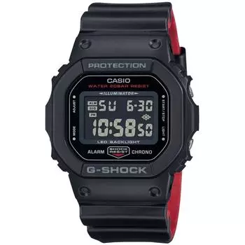 [Casio] Часы G-Shock DW-5600UHR-1JF мужские черные x красные