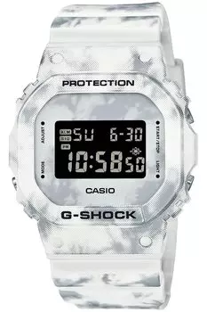 [Casio] Часы G-Shock []GRUNGE SNOW CAMOUFLAGE DW-5600GC-7JF Мужские белые