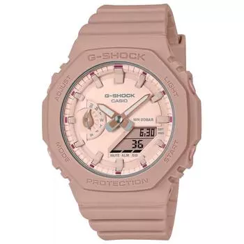 [Casio] Часы G-Shock Модель среднего размера Биомассовый пластик GMA-S2100NC-4A2JF Женские бежевые x розовые