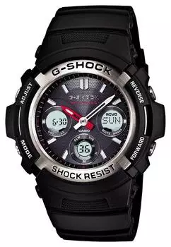 [Casio] Часы G-Shock [Оригинальный отечественный продукт] Радио Solar AWG-M100-1AJF Черный
