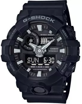 [Casio] Часы G-Shock [Оригинальный отечественный продукт] GA-700-1BJF Мужские черные
