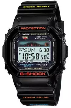 [Casio] Часы G-Shock [Оригинальный отечественный продукт] G-LIDE Radio Solar GWX-5600-1JF мужские черные