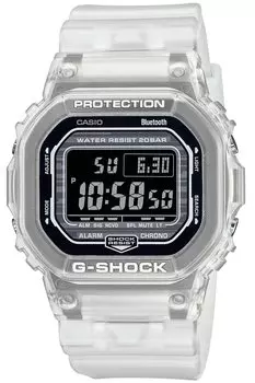 [Casio] Часы G-Shock [] Оснащены Bluetooth DW-B5600G-7JF Мужские Белые Скелетон