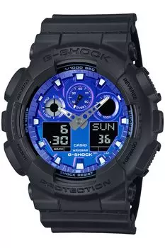 [Casio] Часы G-Shock [Отечественный оригинальный продукт] Серия Flame inside GA-100FL-1AJF Мужские черные