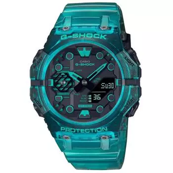 [Casio] Часы G-Shock с Bluetooth GA-B001G-2AJF мужские бирюзовые скелетные