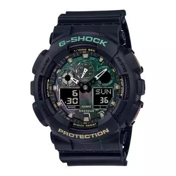 [Casio] Часы G-Shock СЕРИЯ ЦВЕТОВ TEAL И BROWN GA-100RC-1AJF Мужские Черные