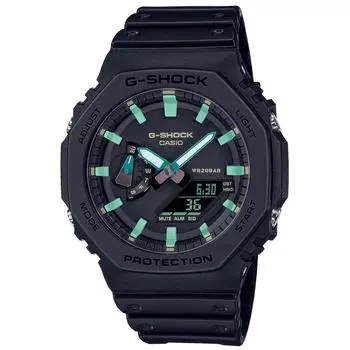[Casio] Часы G-Shock СЕРИЯ ЦВЕТОВ TEAL И BROWN GA-2100RC-1AJF Мужские Черные