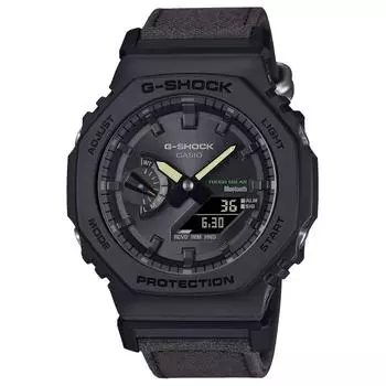 [Casio] Часы G-Shockweb эксклюзивный материал FOOD TEXTILE кросс-браслет с Bluetooth Биомассовый пластик GA-B2100CT-1A5JF мужские коричневые