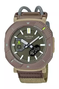 [Casio] Часы Protrek [] Линия Hiker, оснащенная Bluetooth, прочный пластик на основе солнечной биомассы PRJ-B001B-5JF, мужские, коричневые коричневый