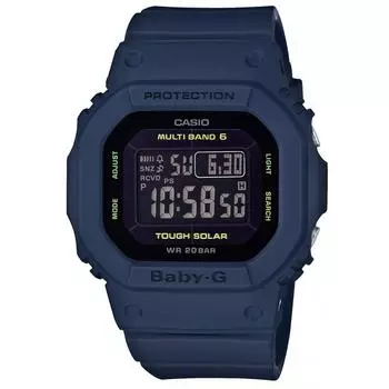 [Casio] Часы-радио Baby G с солнечной батареей и электролюминесцентной подсветкой BGD-5000-2JF синего цвета