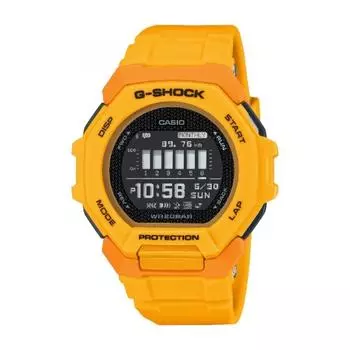 Casio [часы с Bluetooth] G Shock G Shock G Squad G Squad Gbd 300 Series Yellow Gbd 300 9jf