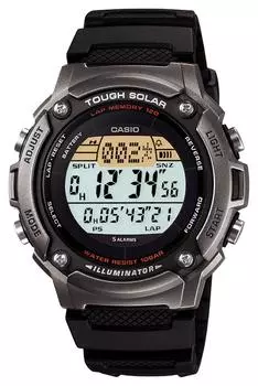 Casio Часы SPORTS GEAR черные мужские W-S200H-1AJF