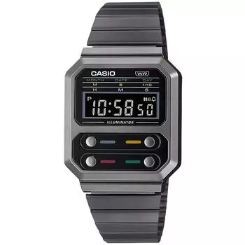 [Casio] Часы Стандартные A100WEGG-1AJF Черные