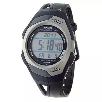 Casio Часы унисекс Fizz PHYS Runner Quartz STR-300C-1V черные
