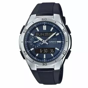 [Casio] Часы Wave Ceptor на солнечных батареях для мужчин, радиоуправляемые, черные, модель для внутреннего рынка Японии WVA-M650-2AJF