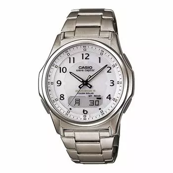 [Casio] Часы Wave Ceptor [Оригинальный отечественный продукт] Радиоприемник на солнечной батарее WVA-M630TDE-7AJF Мужские серебристые