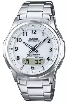 [Casio] Часы Wave Ceptor [Оригинальный отечественный продукт] Радиоприемник на солнечной батарее WVA-M630D-7AJF Мужские серебристые