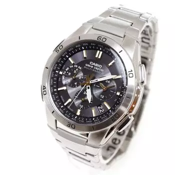 [Casio] Часы Wave Ceptor [Отечественный оригинальный продукт] Радиоприемник на солнечной батарее WVQ-M410DE-1A3JF Мужские серебристые