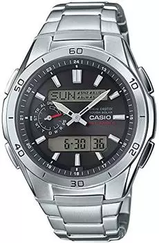 [Casio] Часы Wave Ceptor [Отечественный оригинальный продукт] Радиоприемник на солнечной батарее WVA-M650D-1AJF Мужские серебристые