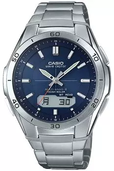 [Casio] Часы Wave Ceptor Radio Solar Solar с 6 радиостанциями, комбинированная модель Ana-Digi, модель WVA-M640D-2AJF Silver
