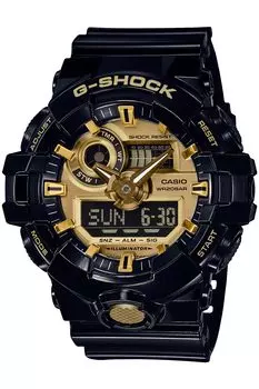 Casio Черные часы G-Shock GA-710GB-1AJF Мужские