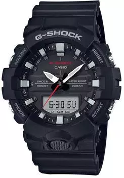 Casio Черные часы G-Shock GA-800-1AJF Мужские чёрный