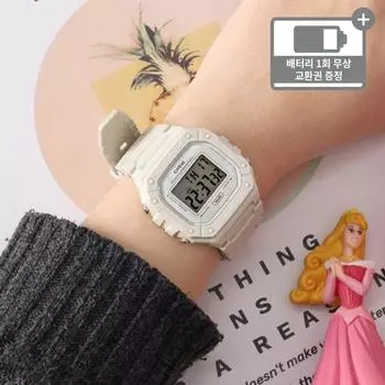 Casio Цифровые электронные водонепроницаемые часы для детей начальной школы, для детей, для обучения, для ухода за детьми, для детей, для уретана