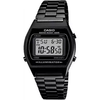 [Casio] Цифровые наручные часы Casio Vinety Sery B640wb 1av Unisexe Black Overseas Модель
