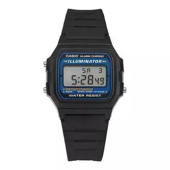Casio Цифровые спортивные кварцевые уретановые часы F-105W-1A