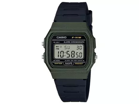 CASIO Collection F-91WM-3AJH Блистерная упаковка для часов унисекс Простая и компактная светодиодная НОВИНКА