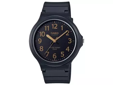 CASIO Collection MW-240-1B2JH Мужские Часы Черный/Золотой Блистерная Упаковка Полимерный Ремешок НОВИНКА