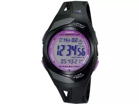 CASIO Collection STR-300J-1CJH Men s Watch Black/Purple Blister Pack Resin NEW