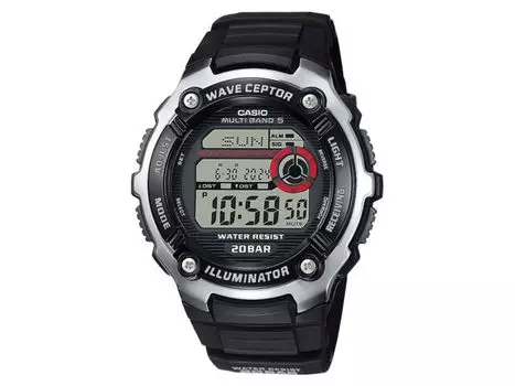 CASIO Collection Wave Scepter WV-200R-1AJF Мужские Часы Черный Цифровой День/Дата