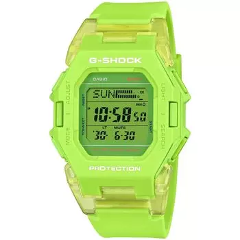 Casio Compact Lime Green Digital Watch Lime Lime Minimalist G-Shock GD-B500S-3, Green, Green,