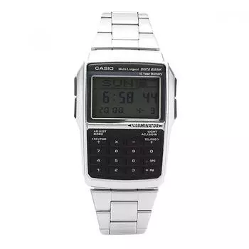 Casio Dbc 32d 1adf Dbc 32d 1a Databank Digital Square Vintage Retro Telemo Public Metal Watch DBC-32D-1ADF
