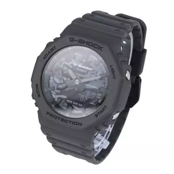 CASIO Dial Camo Utility Series Watch Camouflage Camouflage Gray G-SHOCK G-Shock Men s Ana-Digi GA-2100CA-8A [Item]