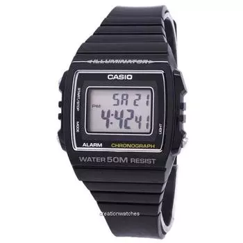 Casio Digital Alarm Chronograph W-215H-1AVDF W-215H-1AV Часы унисекс чёрный