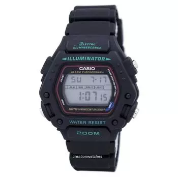 Casio Digital Classic Alarm Chronograph WR200M DW-290-1VS DW-290-1 Мужские часы