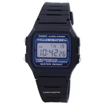 Casio Digital Quartz Alarm Chrono Illuminator F-105W-1ADF F105W-1ADF Мужские часы